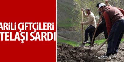 Hakkarili çiftçileri ekim telaşı sardı