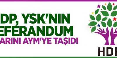 HDP, YSK'nin referandum kararını AYM'ye taşıdı