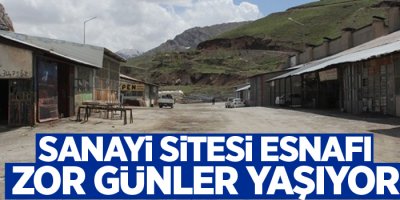 Sanayi sitesi esnafı zor günler yaşıyor