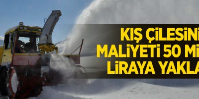 Kış çilesinin maliyeti 50 milyon liraya yaklaştı