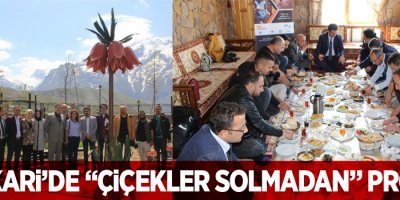 Hakkari’de “Çiçekler Solmadan” projesi