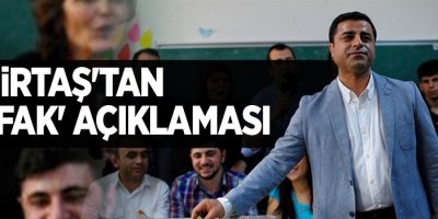 Demirtaş'tan 'ittifak' açıklaması