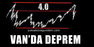 Van'da deprem!