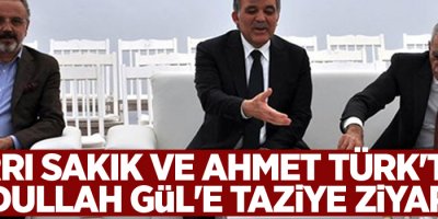 Sırrı Sakık ve Ahmet Türk'ten Abdullah Gül'e Taziye Ziyareti