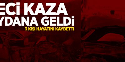 Afyonkarahisar'da kaza, 3 ölü