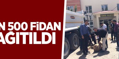 Esendere Belediyesi 2 bin 650 fidan dağıttı
