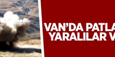 Van'da mayın patladı, 3 korucu yaralandı