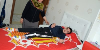 Tek isteği engelli çocuğunun tedavi edilmesi