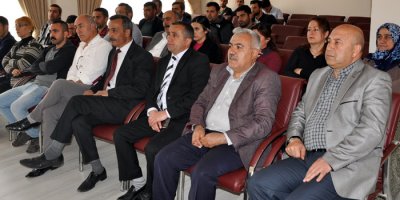 Belediye personeline iş sağlığı ve güvenliği eğitimi verildi