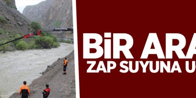 Zap suyuna yuvarlanan otomobildeki 3 kişi kurtarıldı