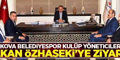 Spor kulübünden Bakan Özhaseki'ye ziyaret