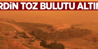 Mardin toz bulutu altında