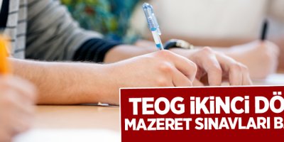 TEOG ikinci dönem mazeret sınavları başladı