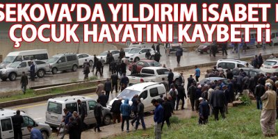 Yüksekova'da yıldırım isabet eden çocuk hayatını kaybetti