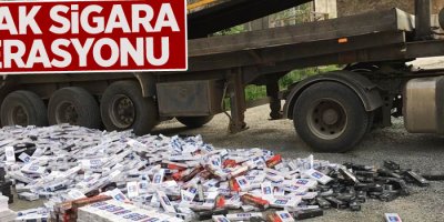 Hakkari'de 31 bin 630 paket kaçak sigara ele geçirildi
