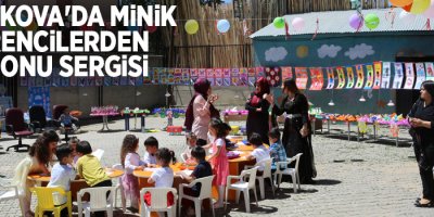 Yüksekova'da Minik Öğrencilerden Yıl Sonu Sergisi