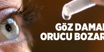 Göz damlası orucu bozar mı?
