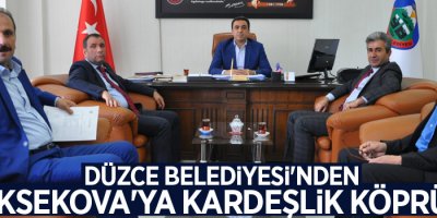 Düzce Belediyesi'nden Yüksekova'ya Kardeşlik Köprüsü