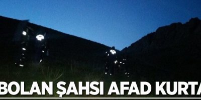 Van'da Uçkun toplamaya giderken kaybolan şahsı Afad kurtardı