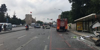 Takla atan otomobil içerisinde sıkışan sürücü hayatını kaybetti