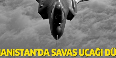 Savaş uçağı düştü