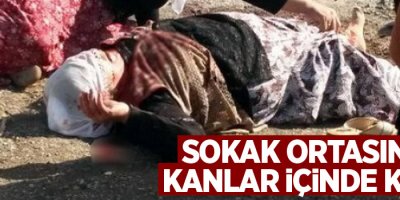 Sokak ortasında kanlar içinde bıraktılar