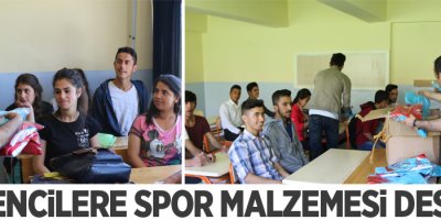 Öğrencilere Spor Malzemesi Desteği
