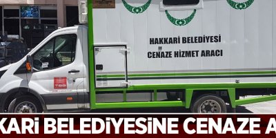 TBB’den Hakkari Belediyesine cenaze aracı