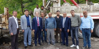 Hakkari Belediyesinden sondaj çalışması