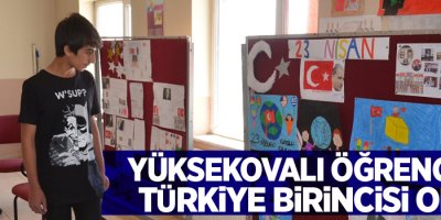 Yüksekovalı öğrenciler Türkiye birincisi oldu