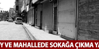 30 köy ve mahallede sokağa çıkma yasağı