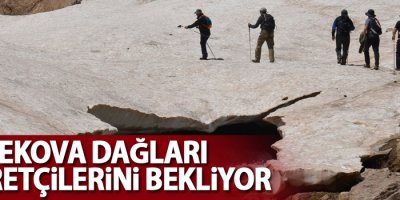 Yüksekova dağları ziyaretçilerini bekliyor