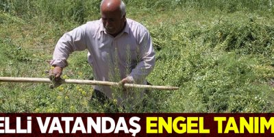 Engelli vatandaş engel tanımıyor
