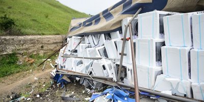 Onlarca çamaşır makinesi hurdaya döndü