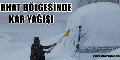 Serhat bölgesinde kar yağışı
