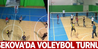 Yüksekova'da voleybol turnuvası