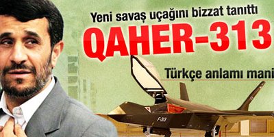 Ahmedinejad İran'ın özel savaş uçağını tanıttı