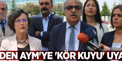 HDP'den AYM'ye 'kör kuyu' uyarısı