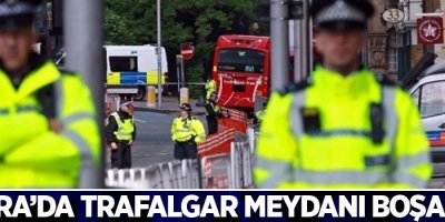 Londra’da Trafalgar Meydanı boşaltıldı