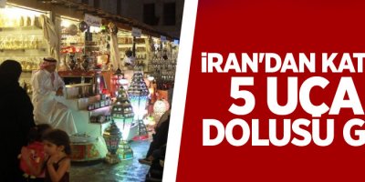 İran'dan Katar'a 5 uçak dolusu gıda