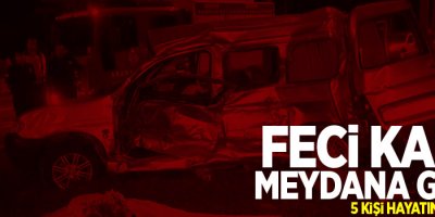 Samsun'da trafik kazası: 5 ölü, 3 yaralı