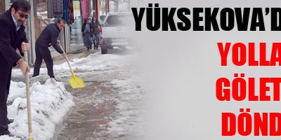 Yollar Gölet'e Döndü