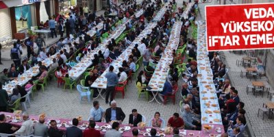 VEDAŞ Yüksekova'da iftar yemeği verdi
