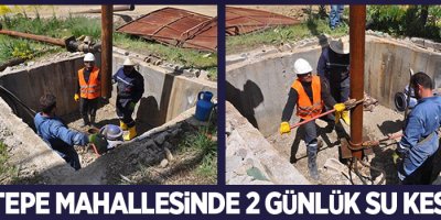 Esentepe Mahallesinde 2 Günlük Su Kesintisi
