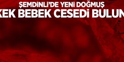 Şemdinli’de yeni doğmuş erkek bebek cesedi bulundu