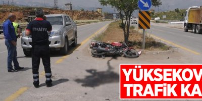 Yüksekova'da trafik kazası