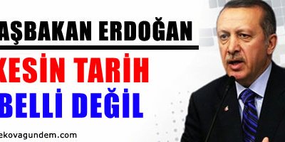 Erdoğan: Kesin tarih belli değil
