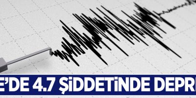 Ege Denizi'nde 4.7 büyüklüğünde deprem