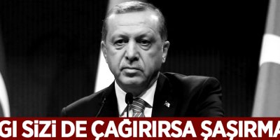 Erdoğan: 'Eğer yargı yarın sizi de davet ederse şaşırmayın'