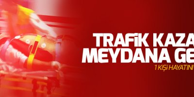 Kamyonet şarampole yuvarlandı: 1 ölü, 2 yaralı